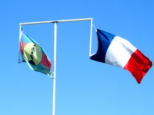 Two official flags of New Caledonia